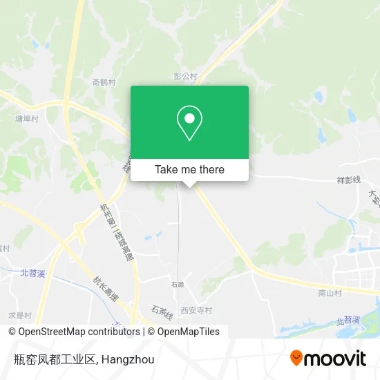 瓶窑凤都工业区 map