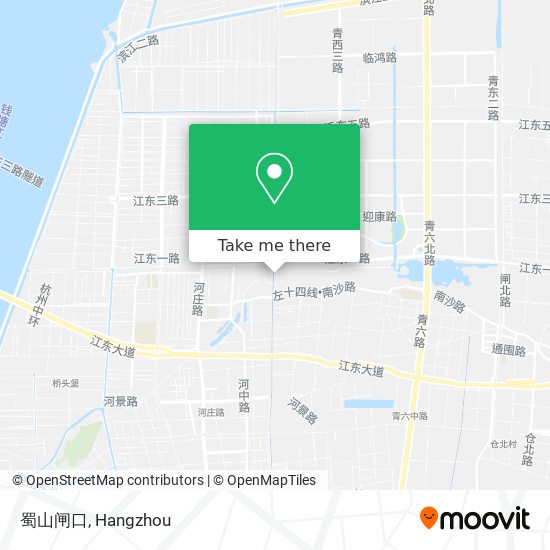 蜀山闸口 map