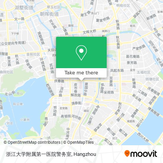 浙江大学附属第一医院警务室 map