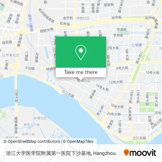 浙江大学医学院附属第一医院下沙基地 map