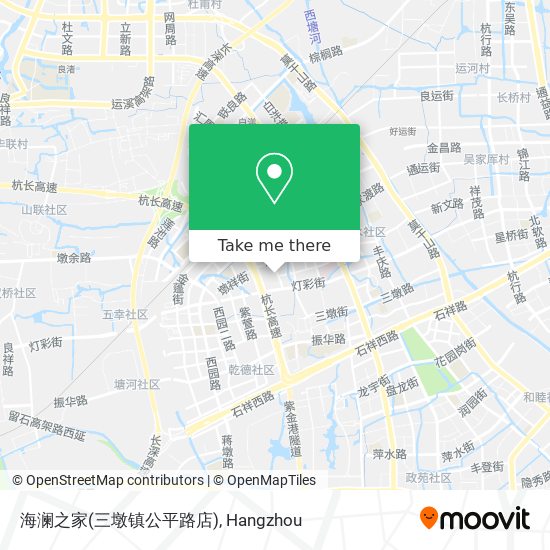 海澜之家(三墩镇公平路店) map
