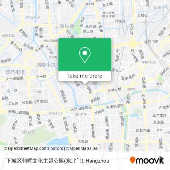 下城区朝晖文化主题公园(东北门) map