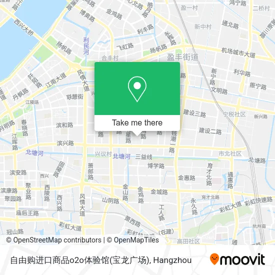 自由购进口商品o2o体验馆(宝龙广场) map