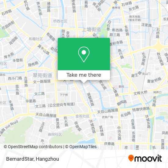 BemardStar map