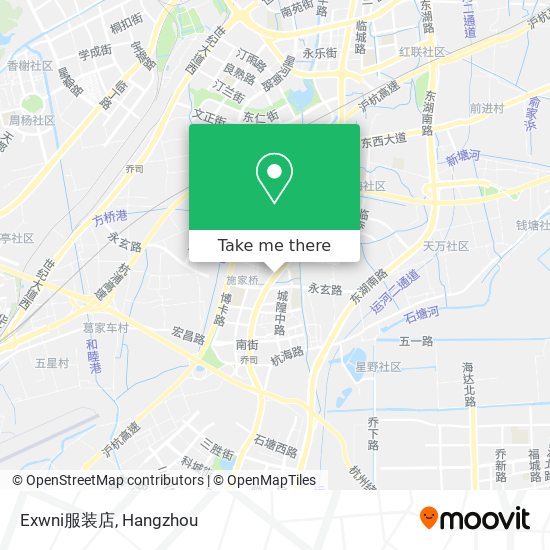 Exwni服装店 map