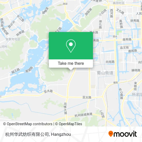 杭州华武纺织有限公司 map