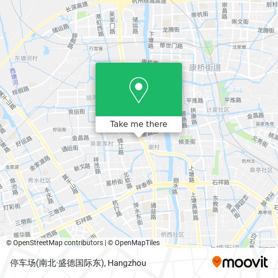 停车场(南北·盛德国际东) map