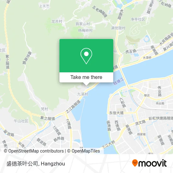 盛德茶叶公司 map