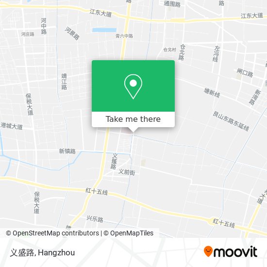 义盛路 map