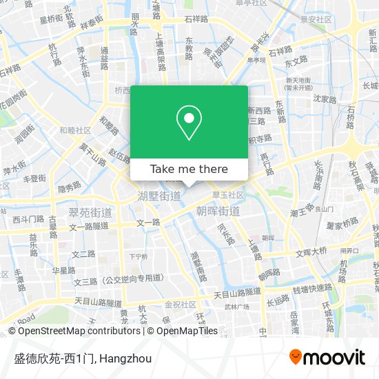 盛德欣苑-西1门 map