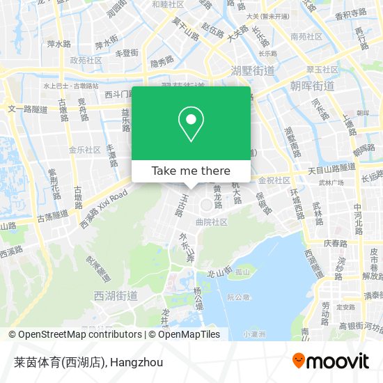 莱茵体育(西湖店) map
