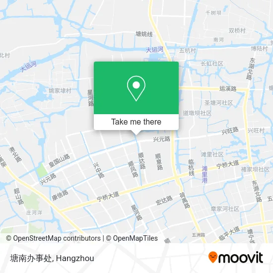 塘南办事处 map