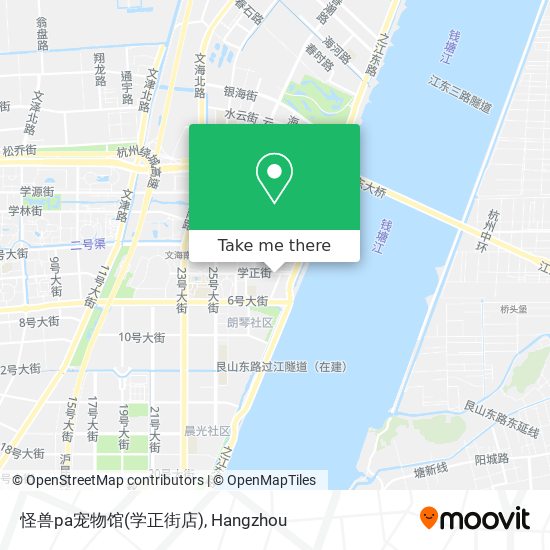 怪兽pa宠物馆(学正街店) map