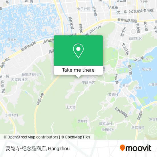 灵隐寺-纪念品商店 map