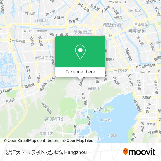 浙江大学玉泉校区-足球场 map