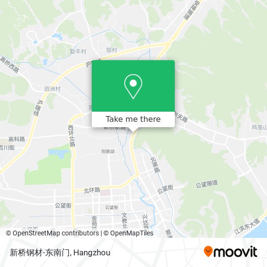 新桥钢材-东南门 map
