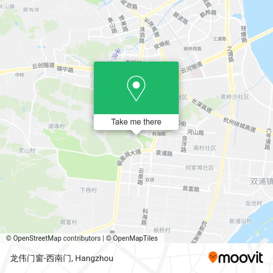 龙伟门窗-西南门 map