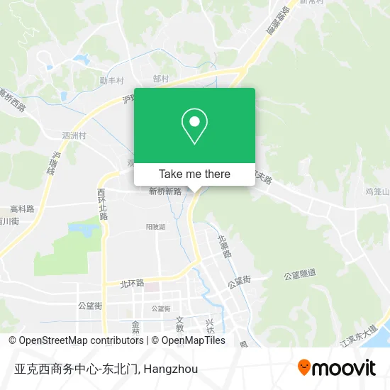 亚克西商务中心-东北门 map