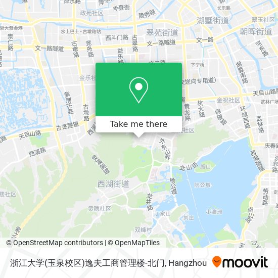 浙江大学(玉泉校区)逸夫工商管理楼-北门 map