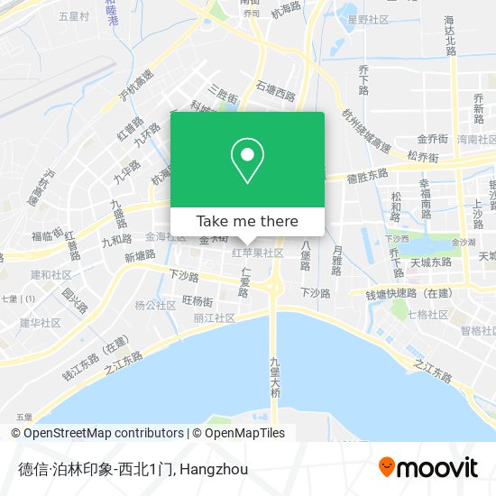 德信·泊林印象-西北1门 map
