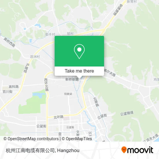 杭州江南电缆有限公司 map
