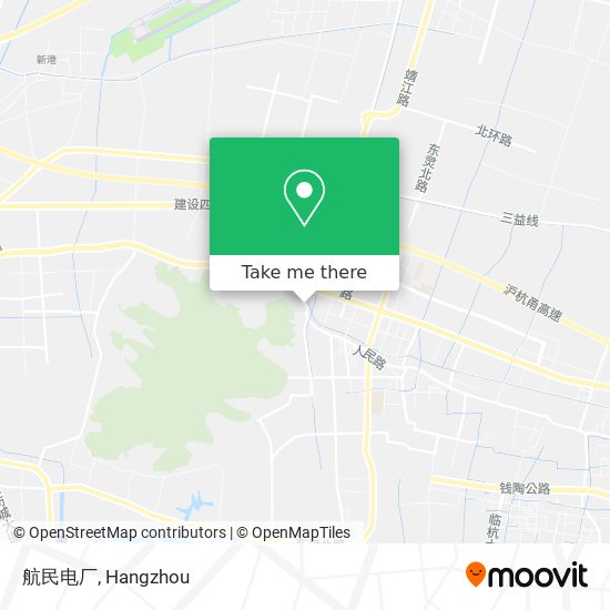 航民电厂 map