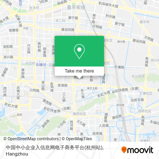 中国中小企业入信息网电子商务平台(杭州站) map