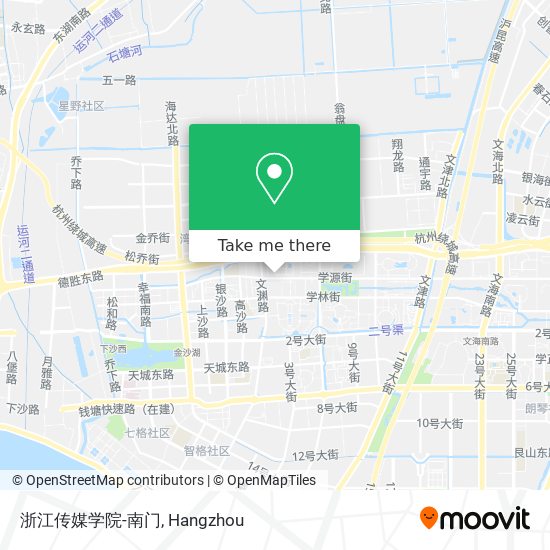 浙江传媒学院-南门 map