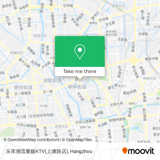 乐库潮流量贩KTV(上塘路店) map