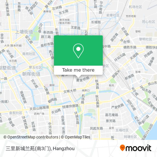 三里新城兰苑(南3门) map