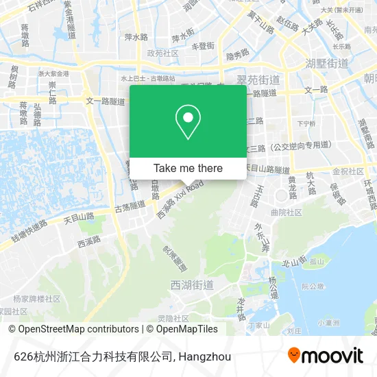 626杭州浙江合力科技有限公司 map