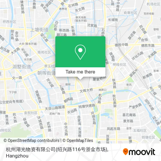 杭州湖光物资有限公司(绍兴路116号浙金市场) map