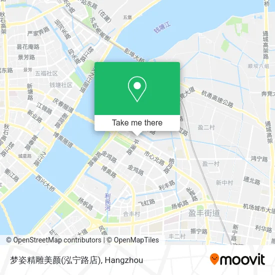 梦姿精雕美颜(泓宁路店) map