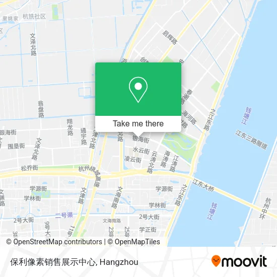 保利像素销售展示中心 map