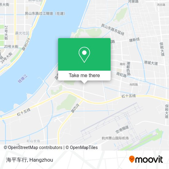 海平车行 map