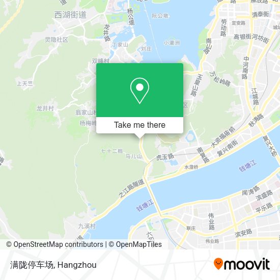 满陇停车场 map