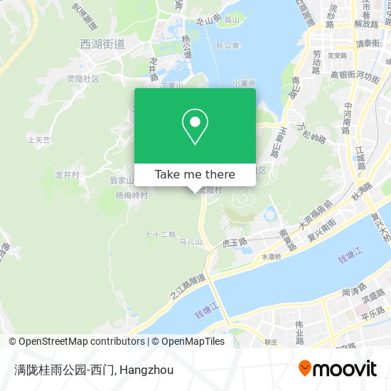 满陇桂雨公园-西门 map