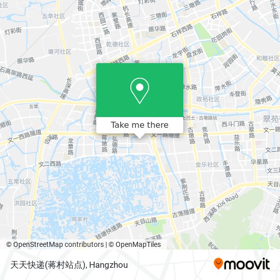 天天快递(蒋村站点) map