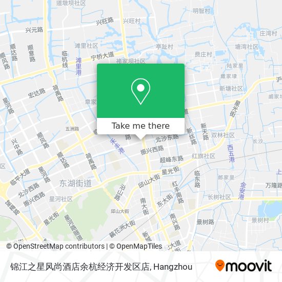 锦江之星风尚酒店余杭经济开发区店 map