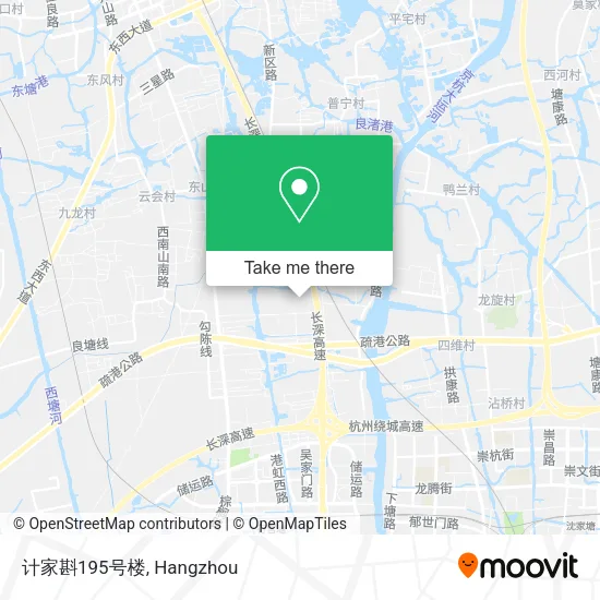 计家斟195号楼 map