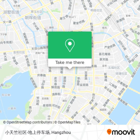 小天竺社区-地上停车场 map