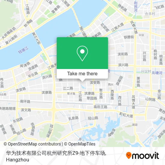 华为技术有限公司杭州研究所Z9-地下停车场 map
