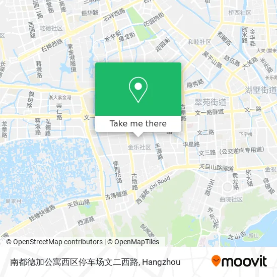南都德加公寓西区停车场文二西路 map