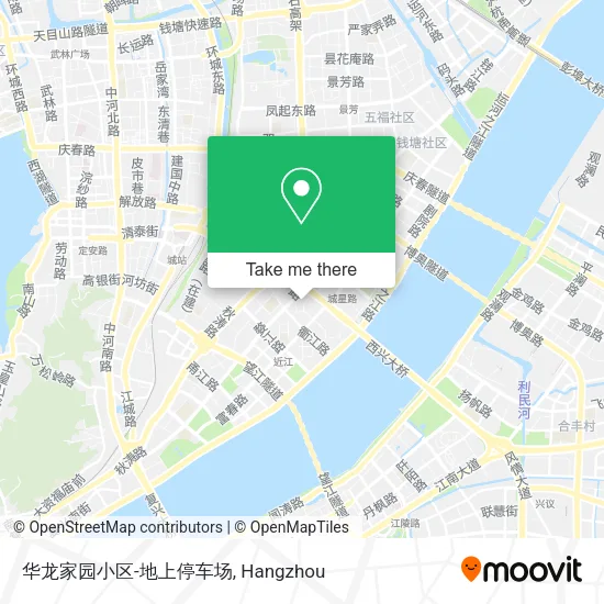 华龙家园小区-地上停车场 map