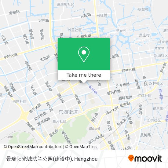 景瑞阳光城法兰公园(建设中) map