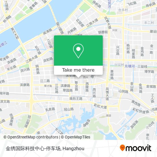 金绣国际科技中心-停车场 map