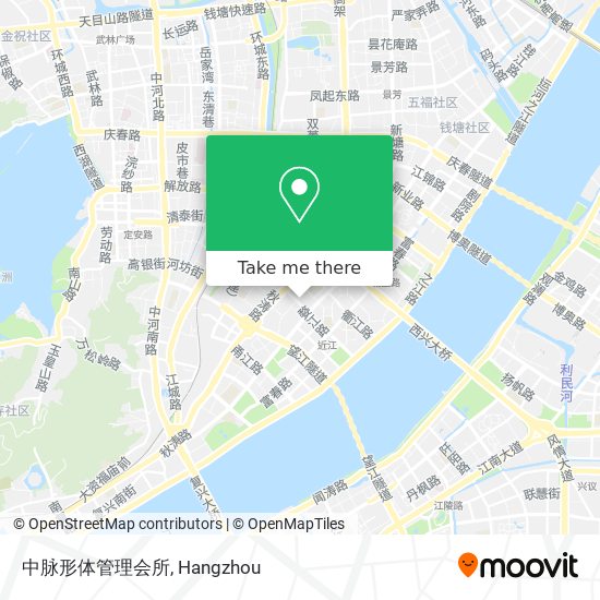 中脉形体管理会所 map
