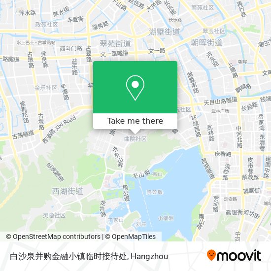 白沙泉并购金融小镇临时接待处 map