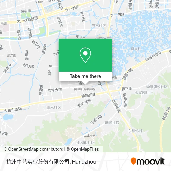 杭州中艺实业股份有限公司 map