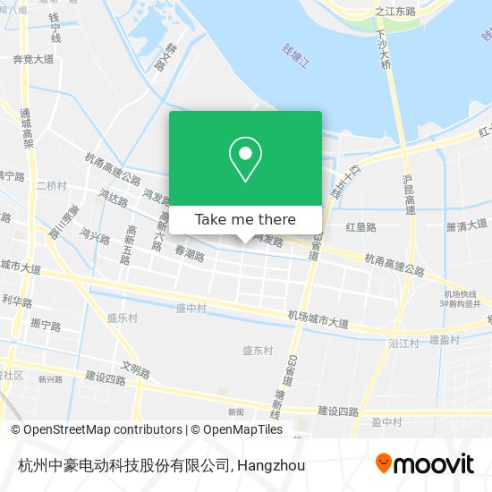 杭州中豪电动科技股份有限公司 map